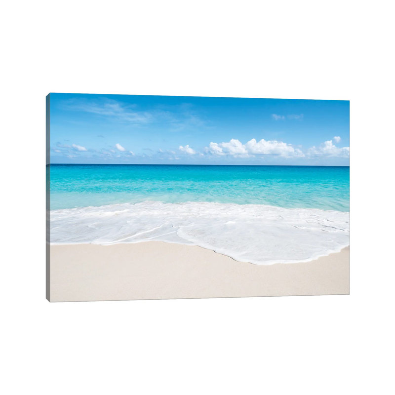 Turquoise Water At Anse Georgette Beach, Praslin, Seychelles by Jan Becke - Wrapped Canvas Print, 30.48 cm H x 45.72 cm W