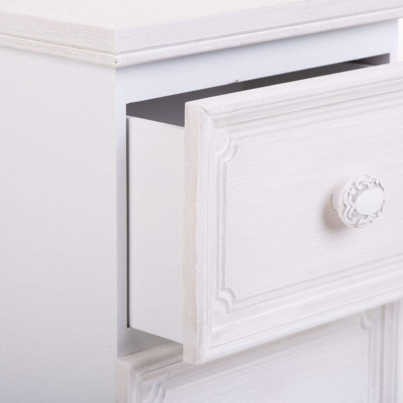 Aahir 31cm W Manufactured Wood Bedside Table