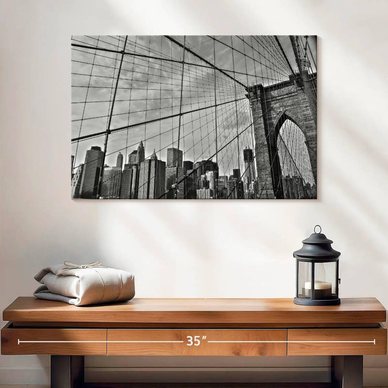 Câbles Lilie Brooklyn Bridge, H 16 po x l 24 po