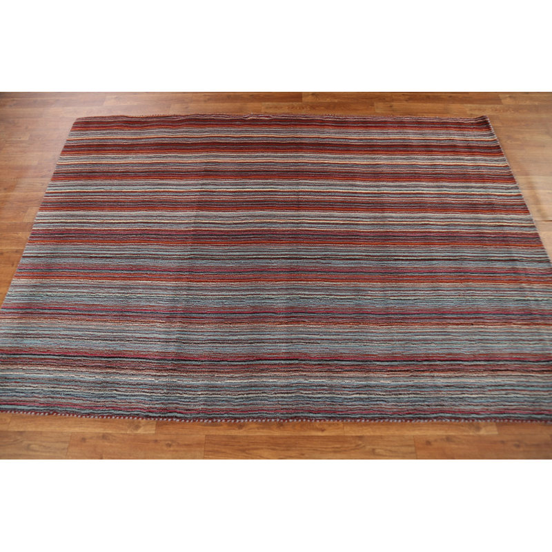 One-of-a-Kind 4'7" X 6'6" New Age Wool Area Rug in Multicolor