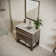 Fresca Formosa 36" Freestanding Single Sink Open Bottom Bathroom Vanity Set with Top, Sink and Mirror - Faucet Not Included
