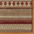 Lux Fuego Red Jacquard Woven Tapesty Polypropylene Indoor/ Outdoor All Weather Area Rug