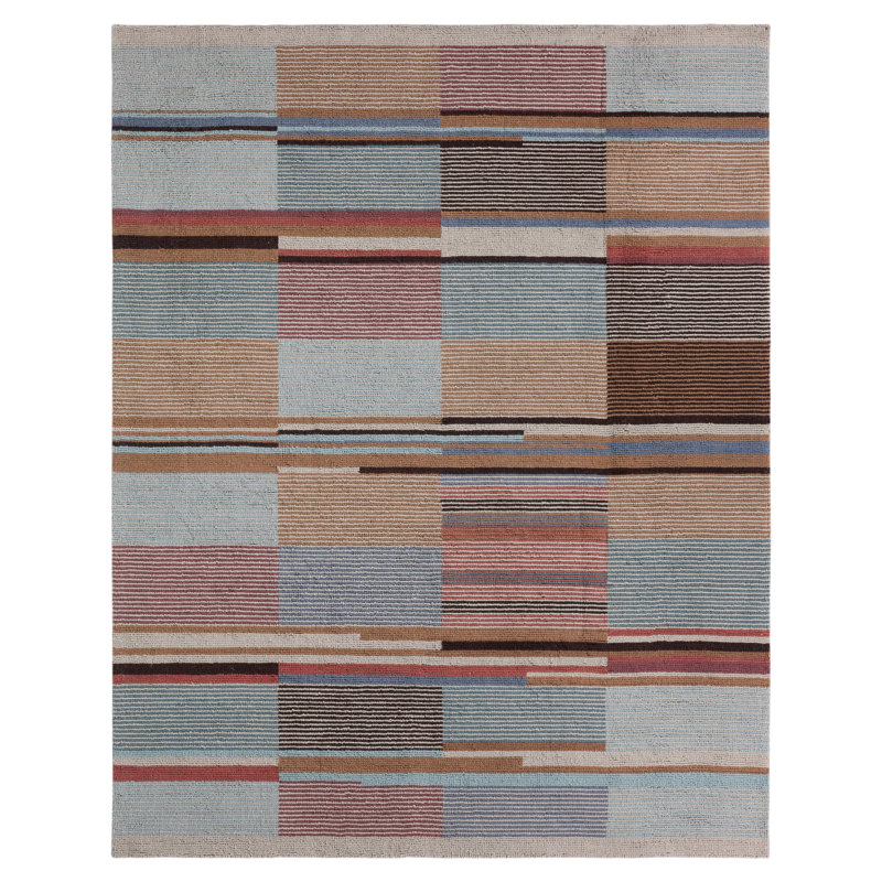 Jaipur Living Aerith WVC01 Handwoven Geometric Multicolor/Green Area Rug (9'X12'), Rectangle 6' x 9'