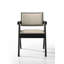 Ensemble de chaises à accoudoirs et de console l 21 po avec piédestal 3 pièces