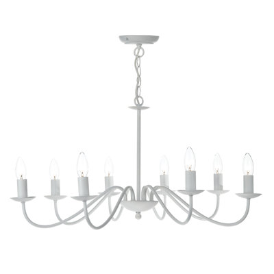 Mairead 8 - Light Candle Style Chandelier