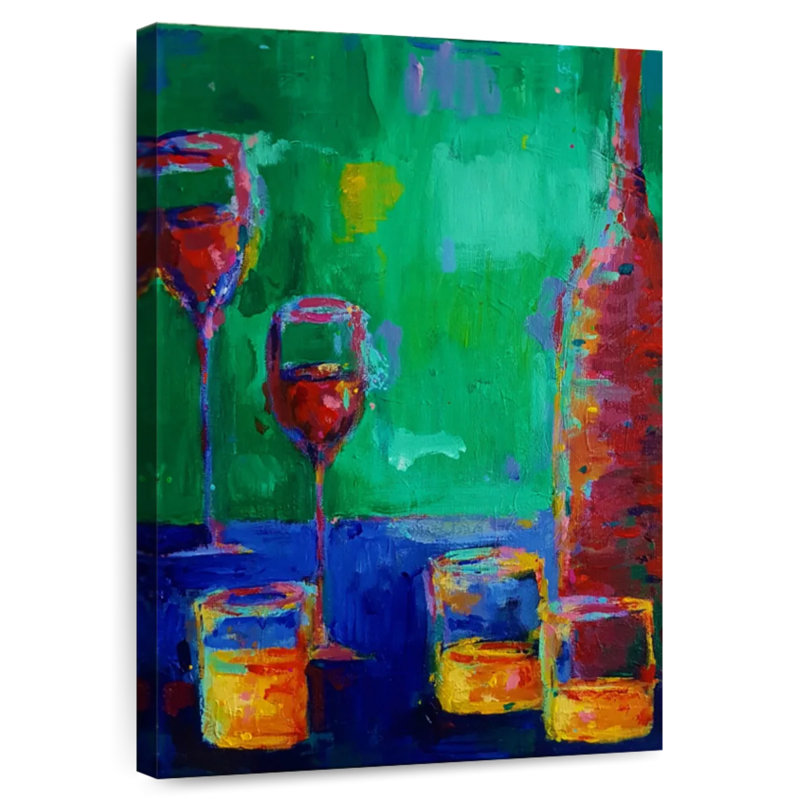Yarlin Wine And Whiskey, 24" H x 16" W