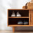 Modern Wood Entryway Long Storage Bench