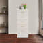 6-Tier PP Storage Cabinet, Rolling Storage Cabinet with Drawer-378564377