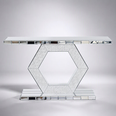 Hall d'entrée Sparkling Crystal Hexagon Mirror