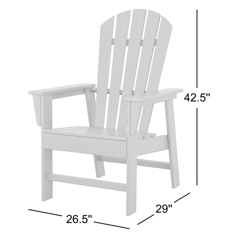 POLYWOOD South Beach Casual Chair, Navy