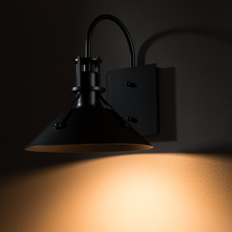 Henry 1 - Light Aluminum Outdoor Barn Light, Coastal Black, 10.5" H x 9.2" W x 10.4" D
