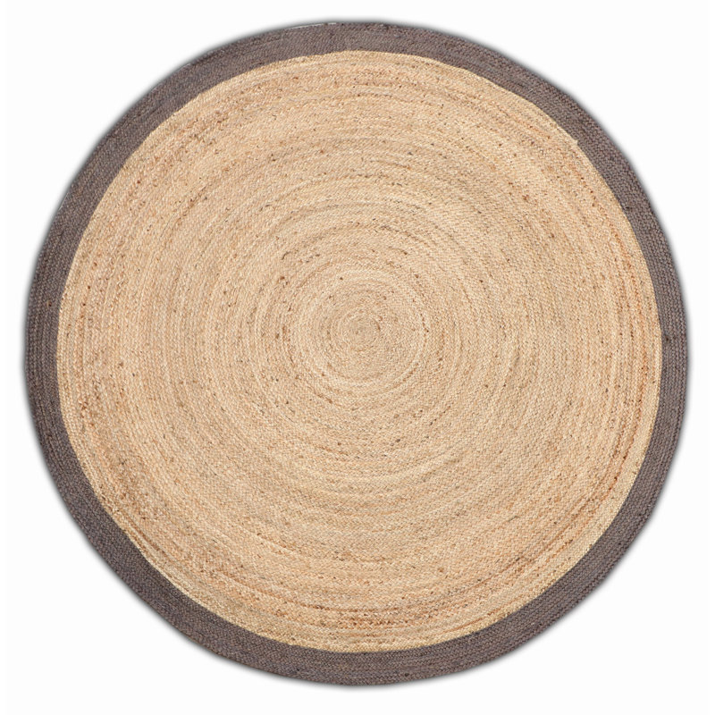 Round Mingus Geometric Hand Woven Area Rug, Round 200cm