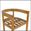 Ensemble de chaises de salle à manger en bois d'acacia avec coussins beige Abaco