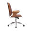 Chaise de bureau style Mid-Century en similicuir Harada-1507398624