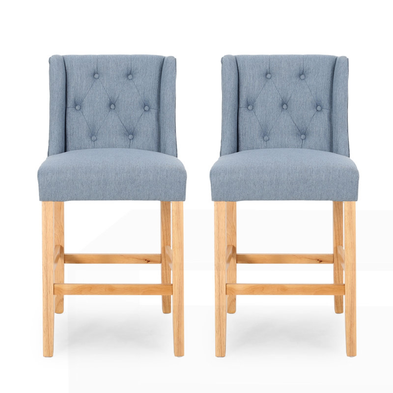 Tabouret de comptoir Vienna, Bleu