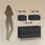 100cm W 5 - Drawer Chest of Drawers