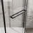 Neo-Angle Frameless Shower Door 36 In.D X 36 In.W X 72 In.H Corner Shower Enclosure With Clear SGCC Tempered Glass Pivot Shower Door Finish-114613252