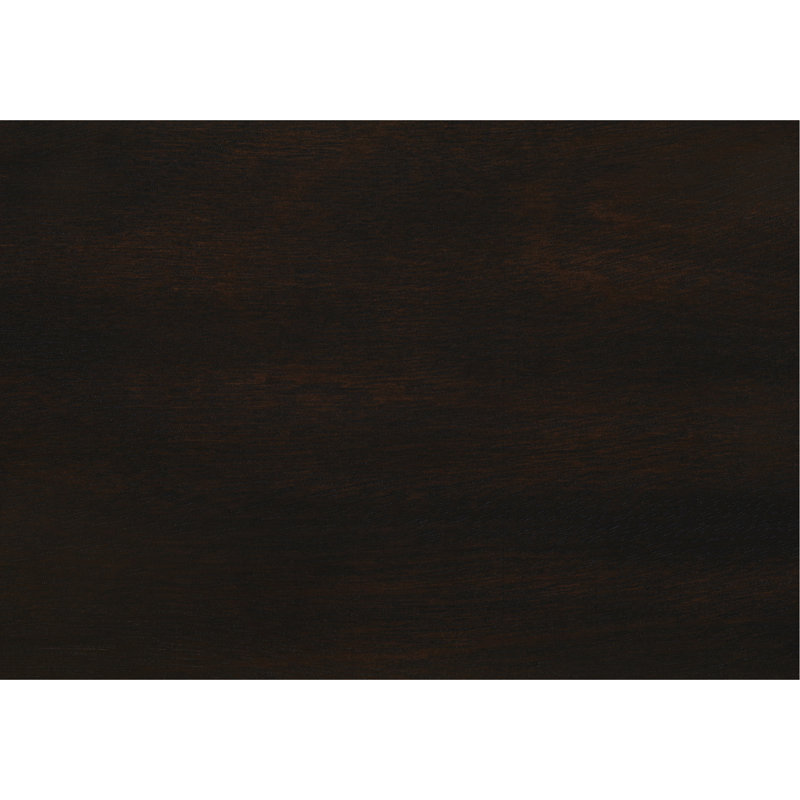 Table d'appoint étroite avec ornement en placage brun, tiroir de rangement et table de transition pour salon de chambre à coucher à 2 niveaux, placage, caractéristique pour