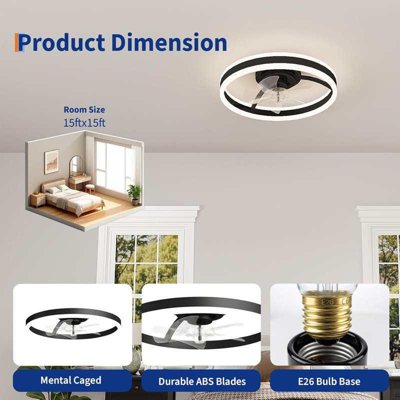 Ceiling Fan, Black