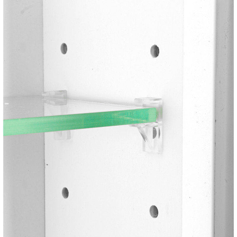Normandy Recessed In The Wall Niche, White,  24" H x 14" W x 3.5" D