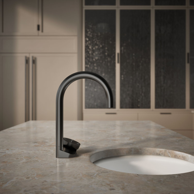 Aquifer4-In-1 Short Arc Beverage Faucet, Matte Black