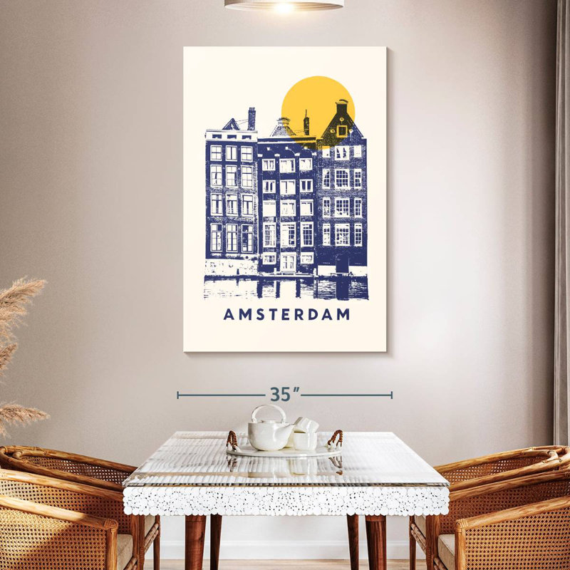 Aime Amsterdam City, 51" H x 34" W