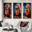 «Jukeboxes Nostalgic Melody», 3 pièces sur toile-1425557462-1425557467
