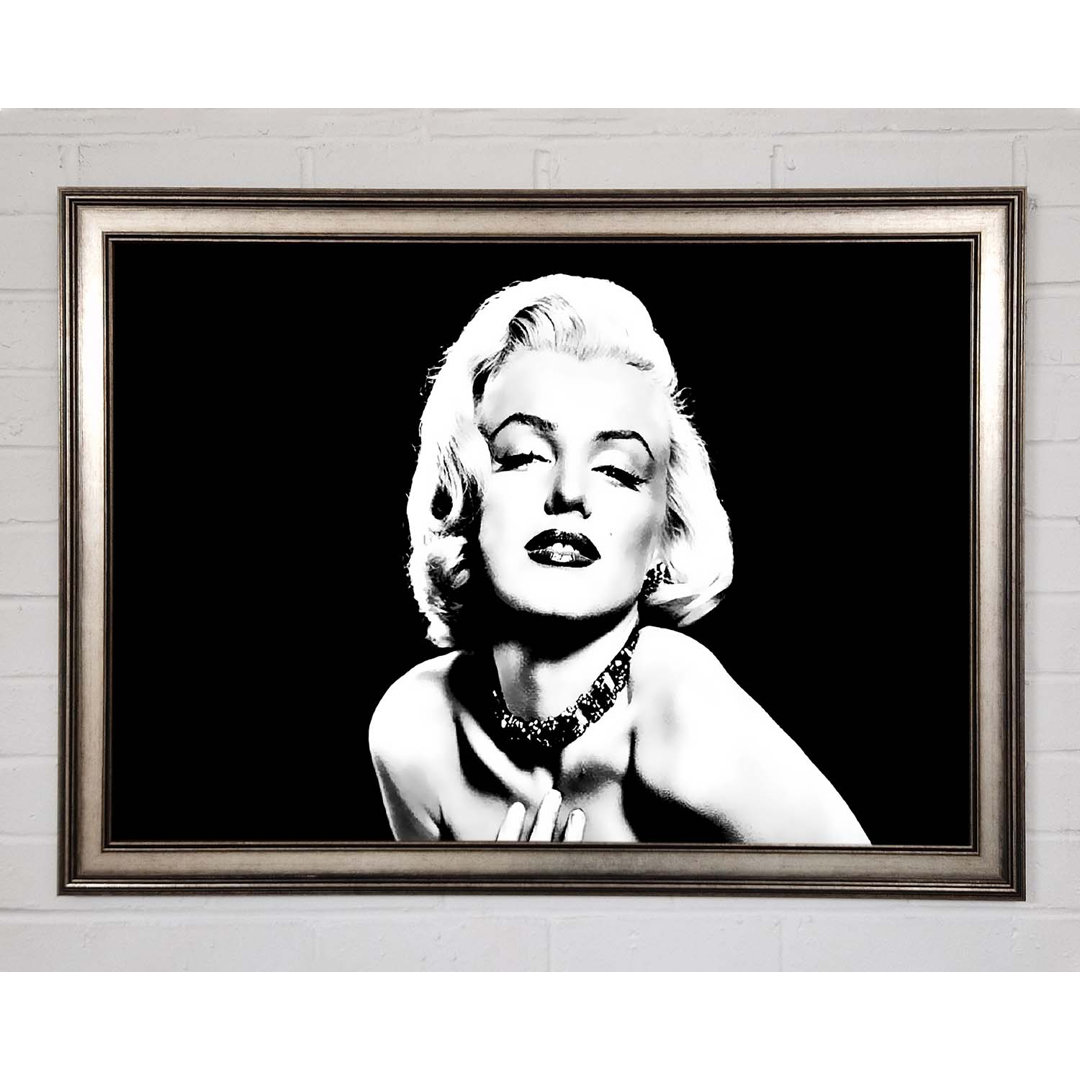 Marilyn Monroe Glamour B N W - Druck