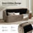 Heidi 61"W Modern Chenille No Assembly Filp-Top Storage Bench with Backrest Seat-1848252090