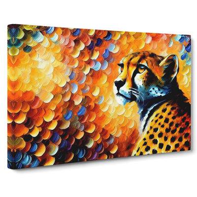 Cheetah Vol.2 Abstract - Wrapped Canvas