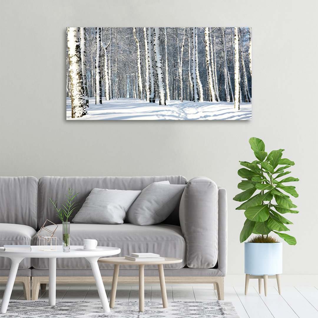 Winterwald - Kunstdrucke auf Leinwand - Wrapped Canvas