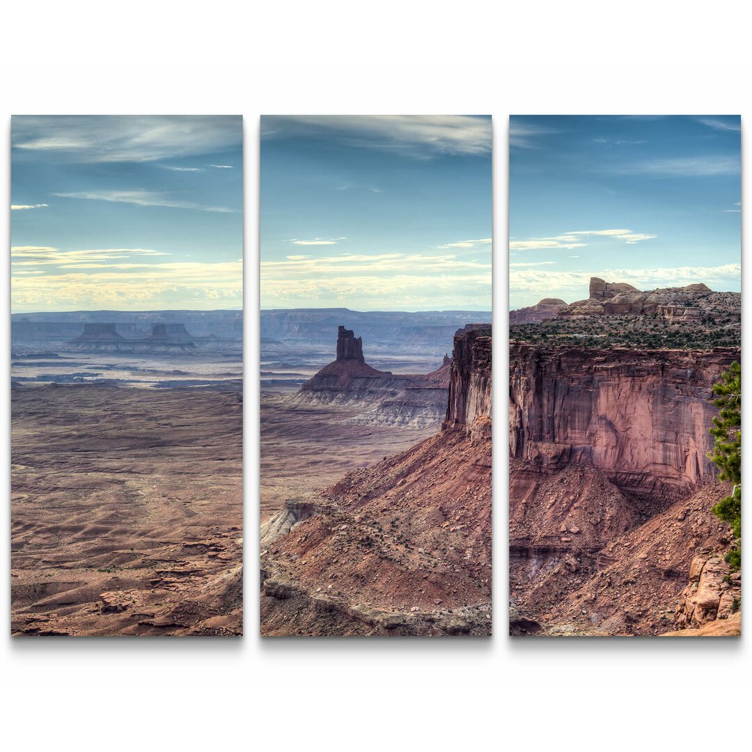 3-tlg. Leinwandbilder-Set Canyonlands National Park - Utah