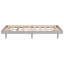 Twin Size Classic Wooden Floating Bed Frame,Low Profile Platform Bed With Sturdy Slats Support,No Headboard,No Box Spring Needed,Easy Assembly (Grey, Twin)-2002451300-2002451302