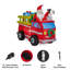 Décoration de Noël gonflable de père Noël en camion 7 pi