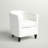 Afrida Faux Leather Barrel Chair