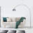 STEEL MODERN ARCH FLOOR Lamp