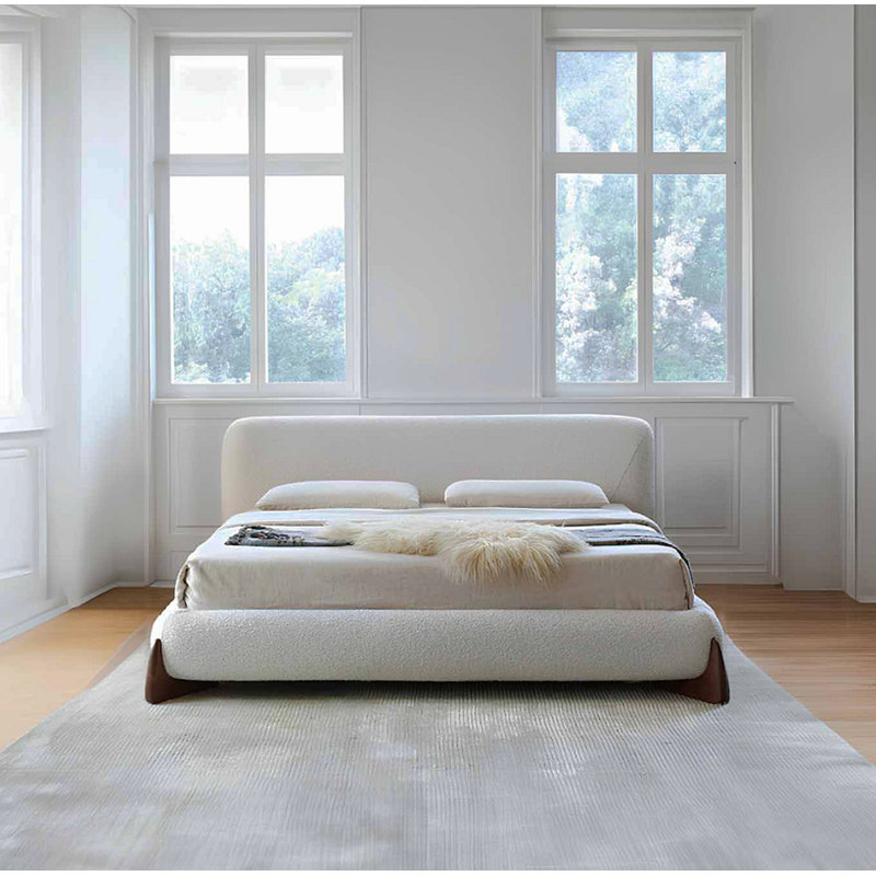 Modern Minimalist Lamb  Foot Soft Bed