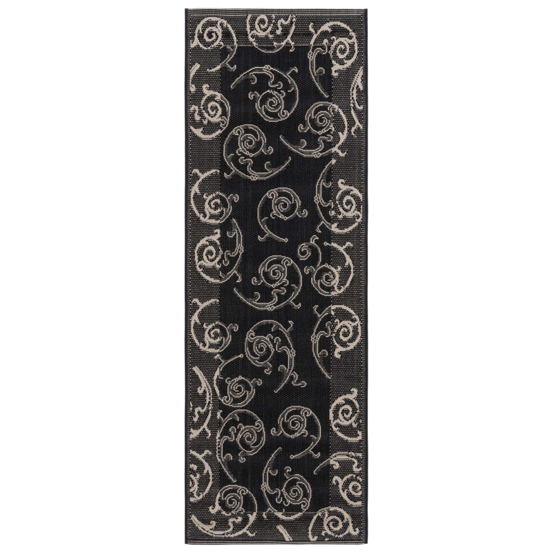 Tapis d'intérieur / extérieur Darryl-James, Tapis de couloir 2 pi 3 po x 6 pi 7 po