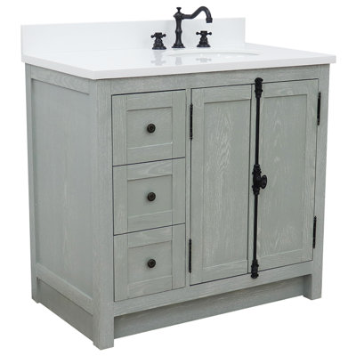 Ensemble de meuble-lavabo simple 37 po Seshadri