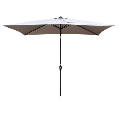 Outstanding Rectangular Patio Umbrella With Advanced Features For Outdoor Enjoyment