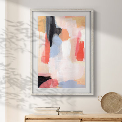 Aerial Scarlet II -Framed Print