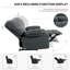 Fauteuil inclinable avec massage et vibration chauffante-465441574