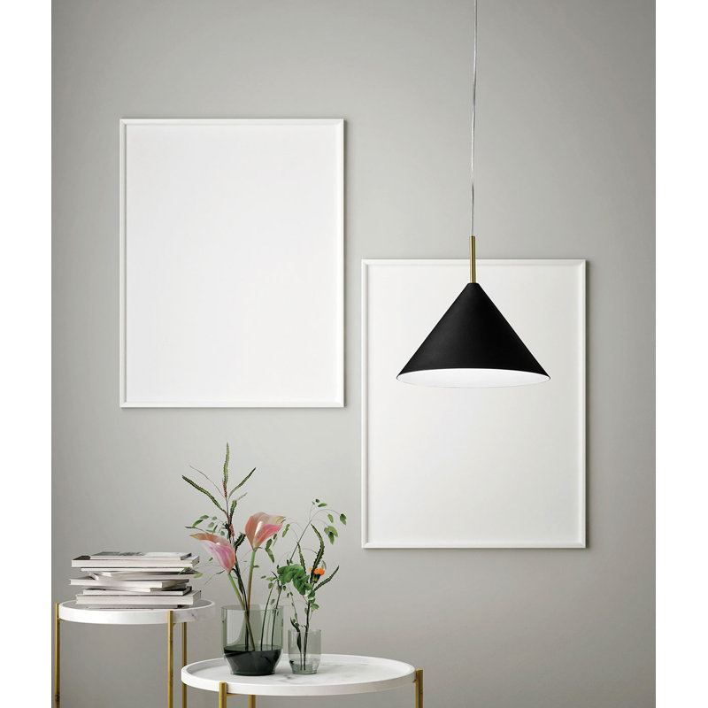 Wanette 1 - Light Black Cone Pendant