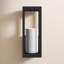 Luminaire à cloison d'extérieur noir Saida-22592513