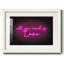 Neon Love I Framed On Paper Print-1865557947-1865557950