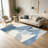 Blue  area rugs for Living Room, Soft and Comfortable, Suitable for all seasons, easy to maintain, machine washable Indoor floor mat, Under Table Farmhouse suitable for Bedroom, Dining Room, Study,  Balcony, Home Decor Patio-439574281