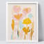 "Pastel Floral Impression Abstract Flower Illustration" sur papier-98265815-98265820