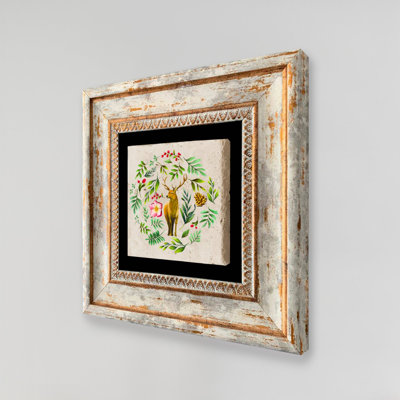 Peinture décorative encadrée