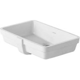 Vero Ceramic Rectangular Undermount Bathroom Sink with Overflow