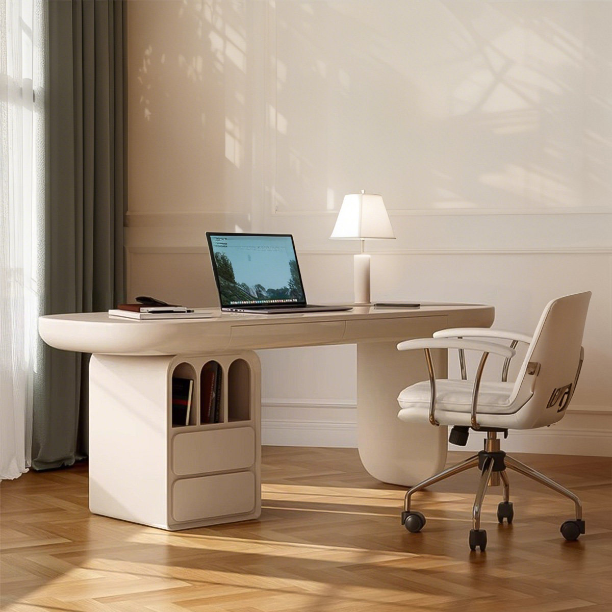 Hokku Designs French style butter breeze modern minimalist computer ...